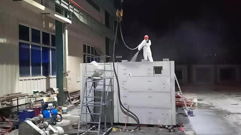 集裝箱噴涂聚脲防水  JHBW-AH3500聚脲噴涂機(jī)